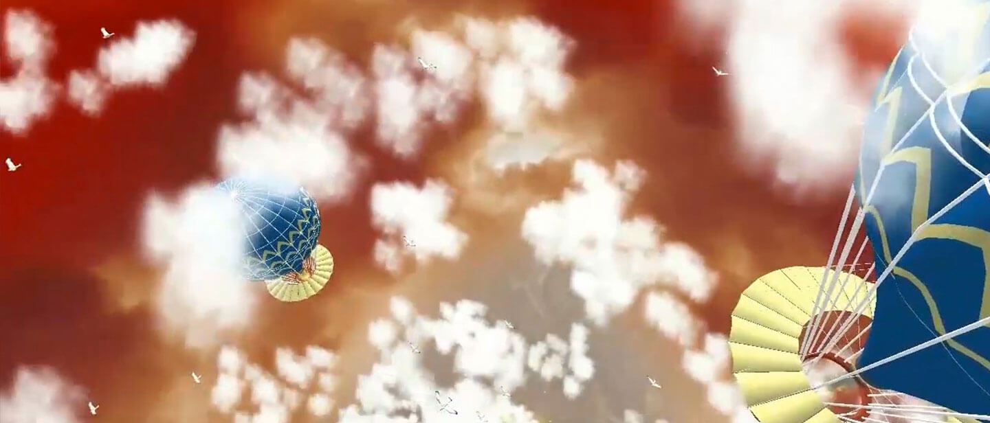 A Scene of the Interactive Game Environment