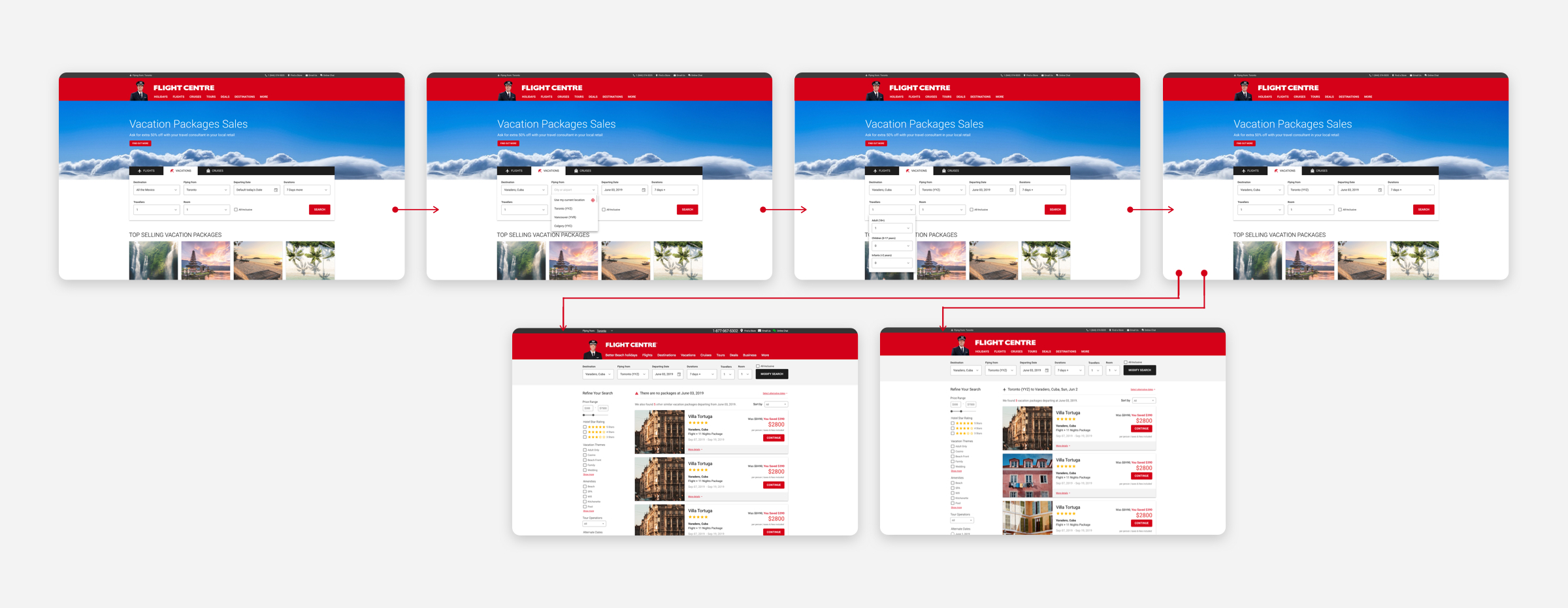 Flight Centre Canada - Digital Styleguide