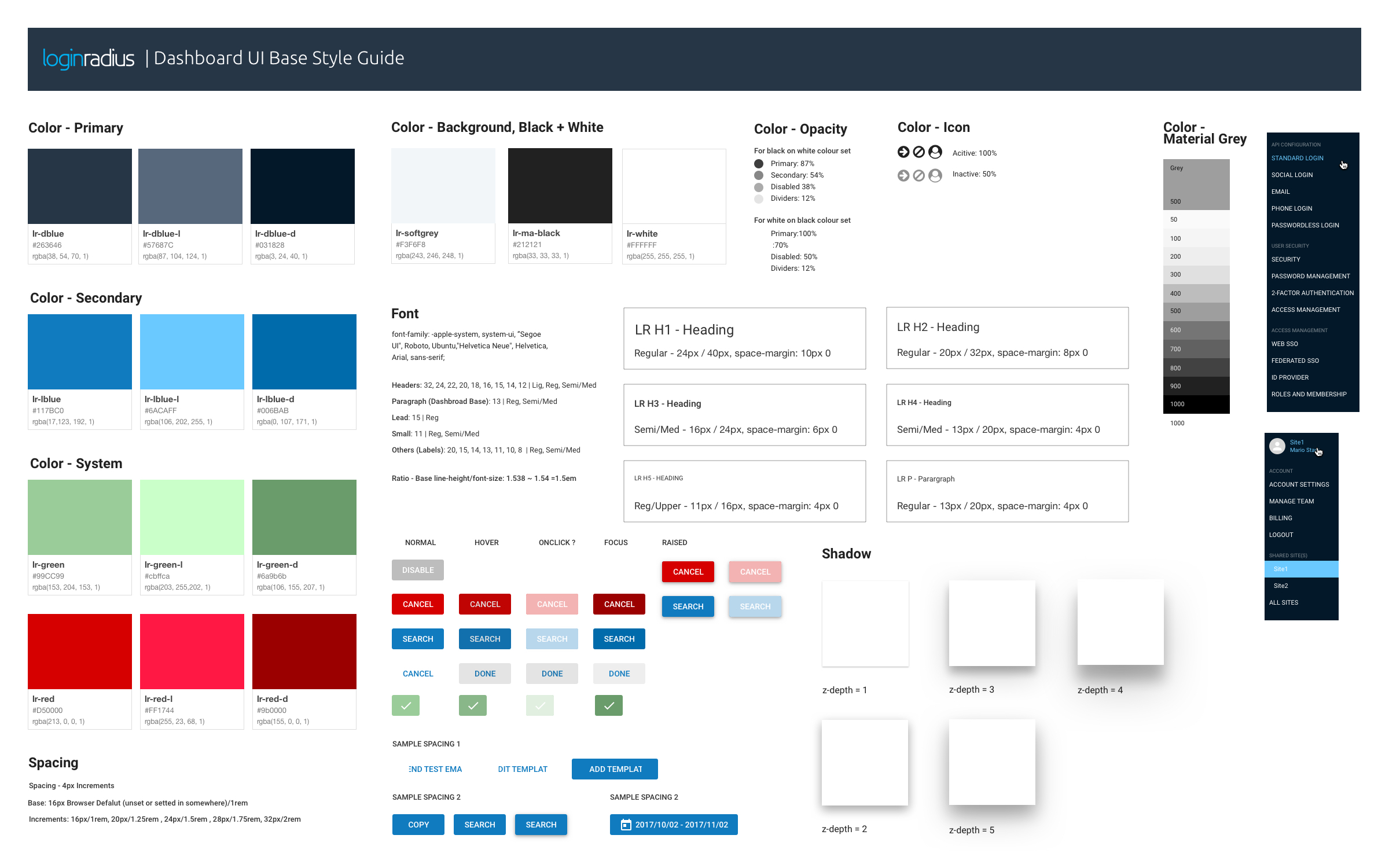 lr-dashborad design-system