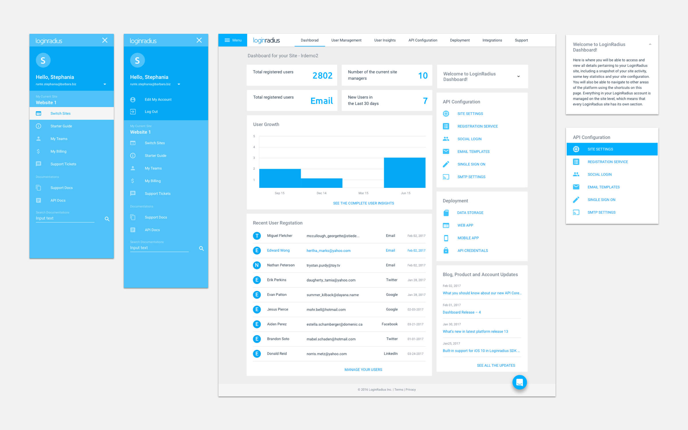 lr-dashborad style concept